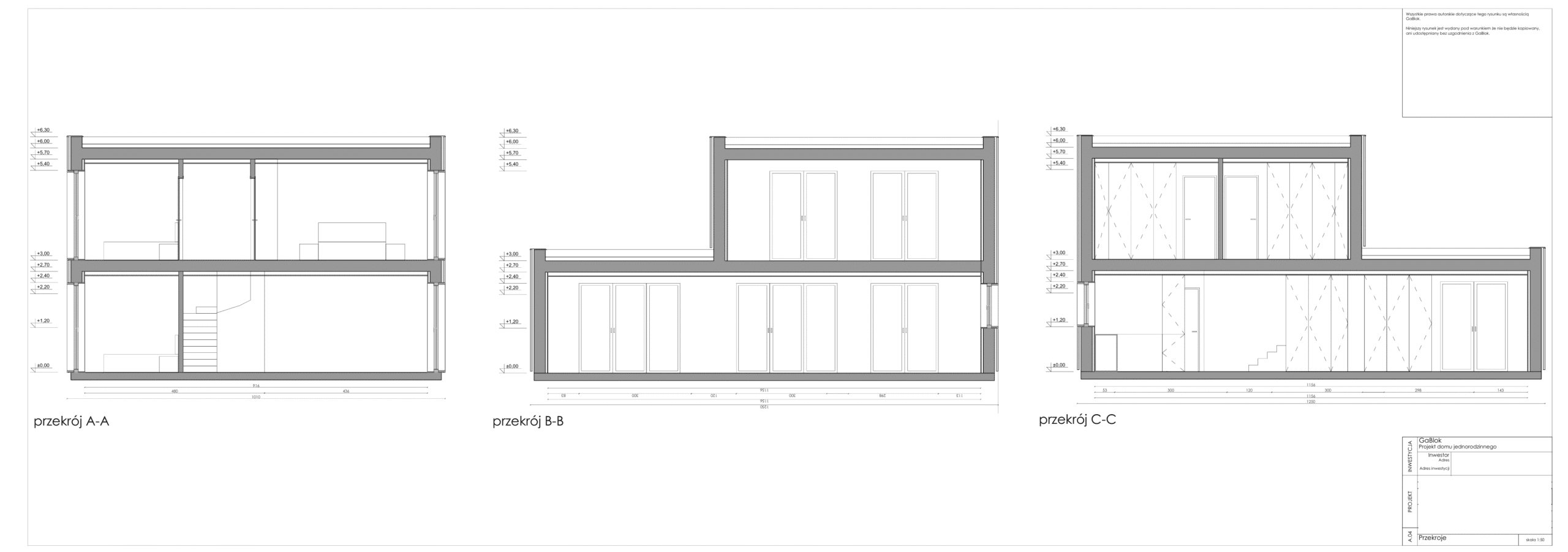 Dom jednorodzinny z płaskim dachem, pow. 150 m2